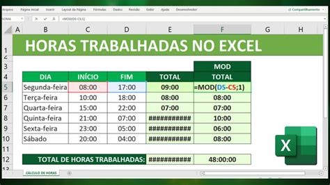 calcular horas trabalhadas